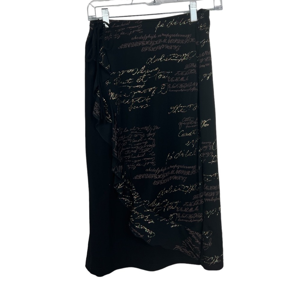 Join Me Black Glitter Skirt and Top Set Large - Picture 9 of 16